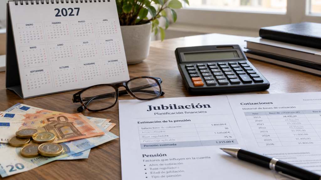 La jubilación a los 65 se complica en 2027 mientras las pensiones apuntan a subir un 3,6%