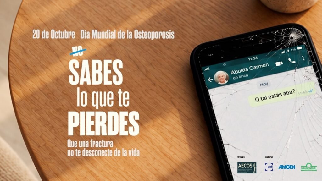 AECOS lanza una campaña para concienciar sobre la prevención de fracturas en mujeres con osteoporosis